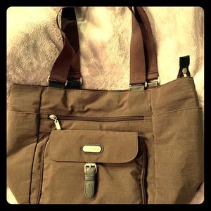 Baggallini brown zippered tote